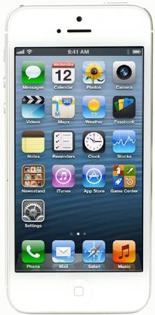 Смартфон Apple iPhone 5 32Gb White & Silver - Балашов